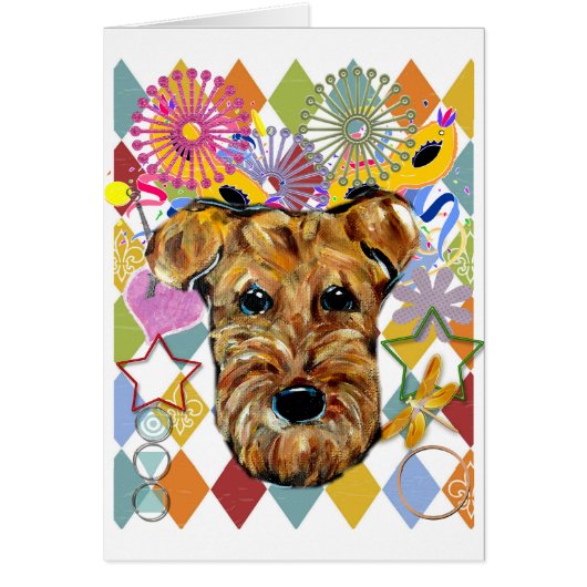 AIREDALE TERRIER CARDS (Front)