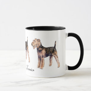 Airedale Terrier Ceramic Mug