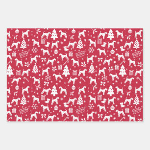 Airedale Terrier Christmas Wrapping Paper Sheets