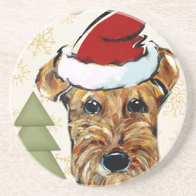 AIREDALE TERRIER COASTER (Front)