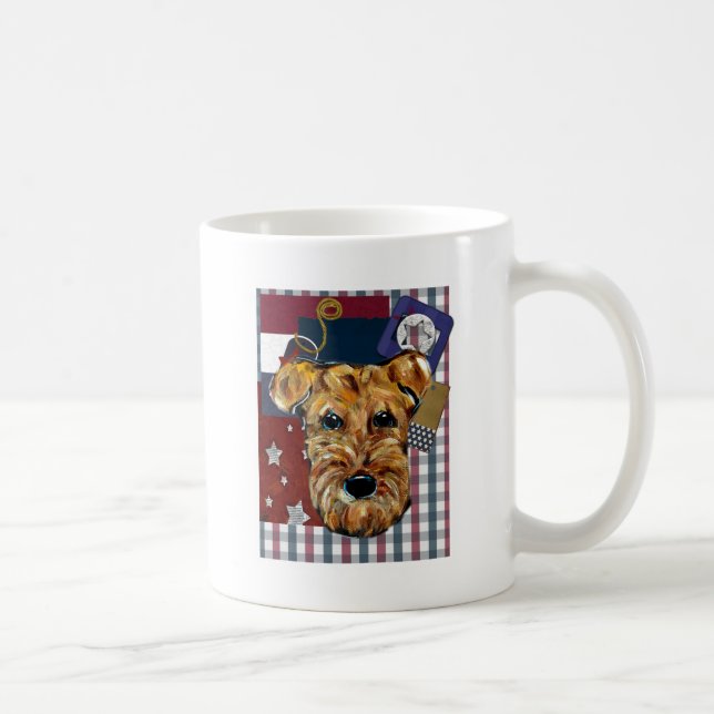 AIREDALE TERRIER COFFEE MUG (Right)