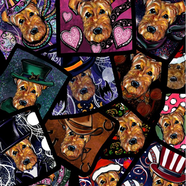 AIREDALE   TERRIER      CROSSBODY BAG (Creator Uploaded)