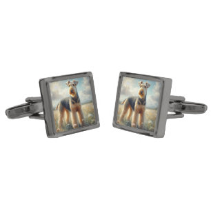 Airedale Terrier Cufflinks
