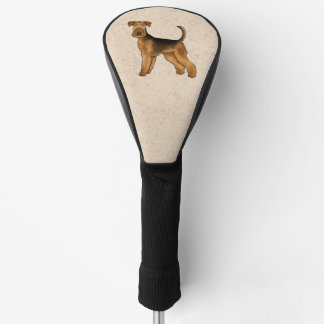 Airedale Terrier Cute Cartoon Dog Bingley Terrier Golf Head Cover