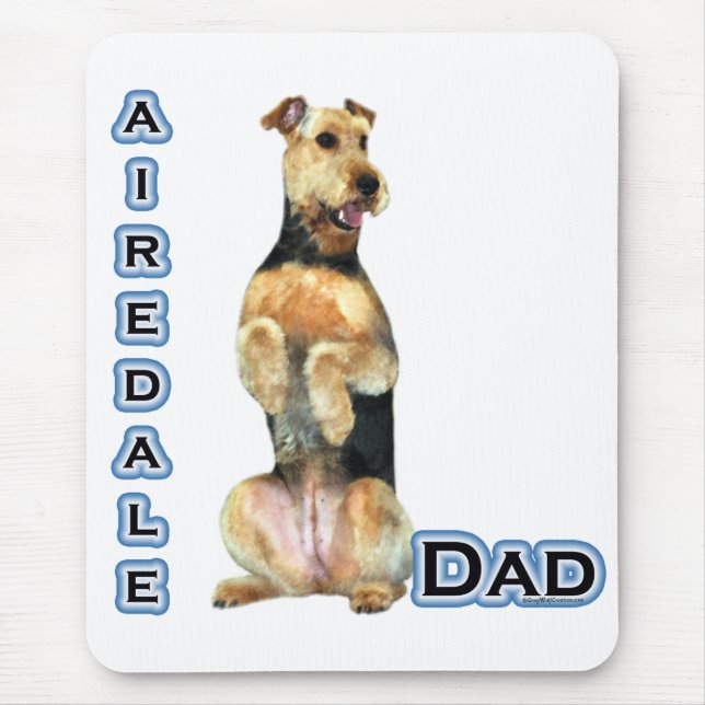 Airedale Terrier Dad 4 Mouse Pad (Front)