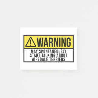 Airedale Terrier Dog - Airedale Terriers Lover Post-it Notes