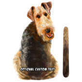 Airedale Terrier Dog Car Decal Sticker (Front)