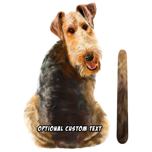 Airedale Terrier Dog Car Decal Sticker (Front)