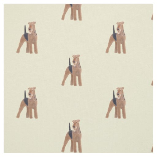 Airedale Terrier Dog Fabric
