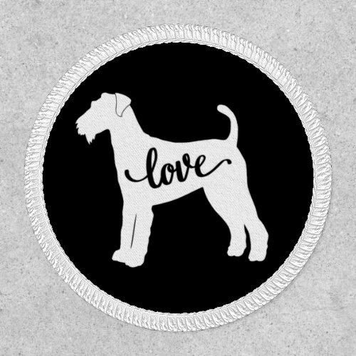 Airedale Terrier Dog Love Patch