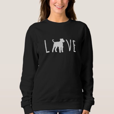 Airedale Terrier Dog  Mom Dad Pet Cute  Love Sweatshirt