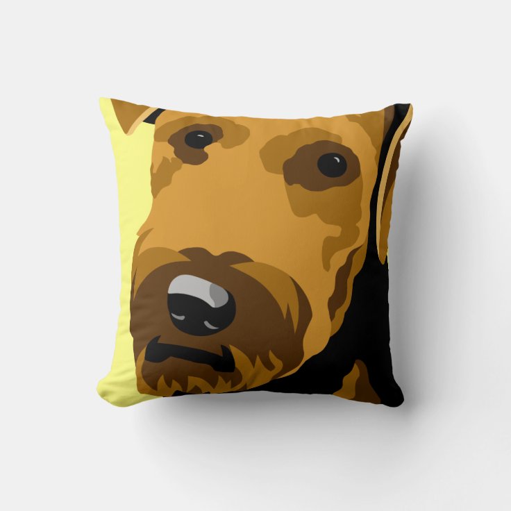 Airedale Terrier Dog Pillows Zazzle
