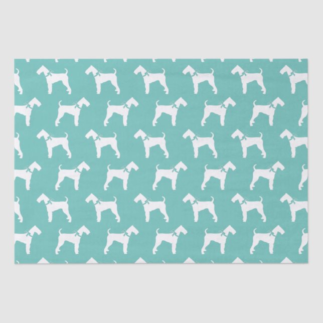 Airedale Terrier Dog Puppy Tissue Paper (Front)