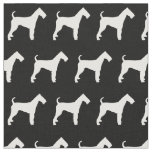 Airedale Terrier Dog Silhouette Pet Fabric
