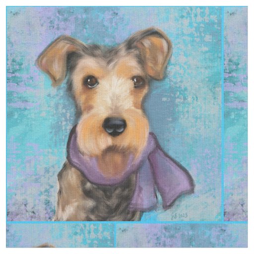 Airedale Terrier  Fabric