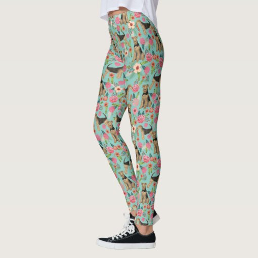 Dog breed leggings with pockets - AIREDALE TERRIER - HERTTAHOUND
