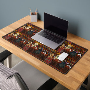 AIREDALE TERRIER & FRIENDS DESK MAT