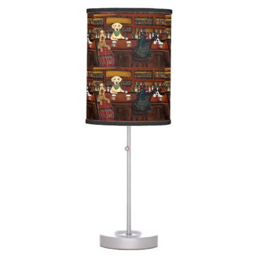  AIREDALE TERRIER   FRIENDS       TABLE LAMP