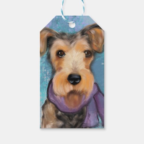 Airedale Terrier Gift Tags