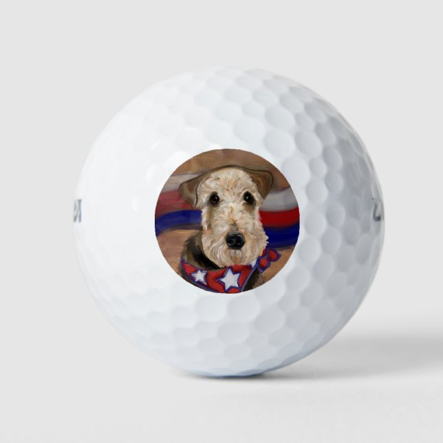  AIREDALE TERRIER        GOLF BALLS (Front)