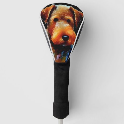 Airedale Terrier Golf Head Cover
