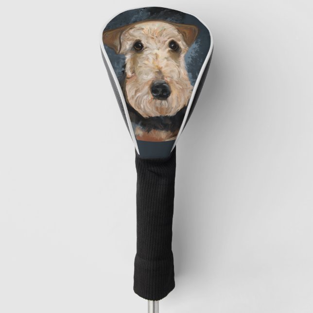  AIREDALE TERRIER        GOLF HEAD COVER (Front)