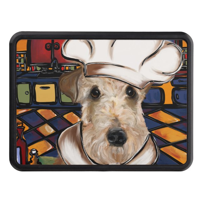  AIREDALE TERRIER        HITCH COVER (Front)
