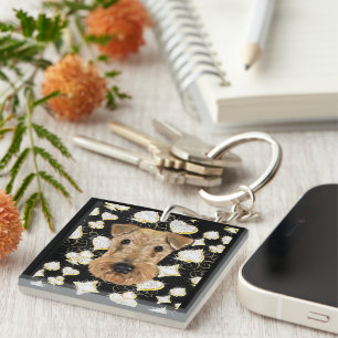 AIREDALE TERRIER KEYCHAIN