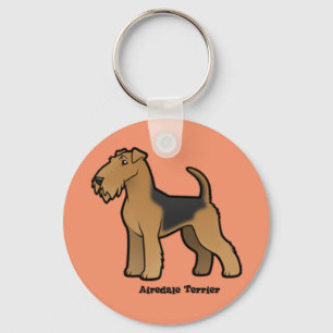 airedale terrier keychain