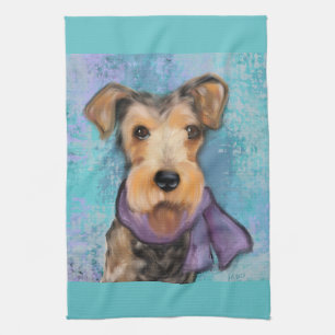 Airedale Terrier Kitchen Towel