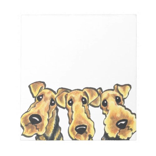 Airedale Terrier Lover Notepad