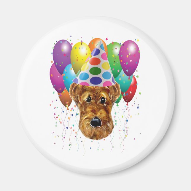 AIREDALE TERRIER MAGNET (Front)