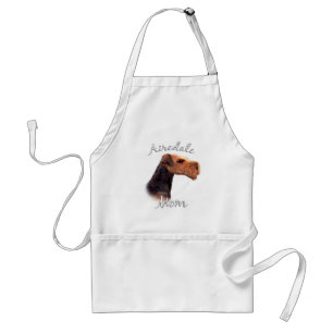 Airedale Terrier Mom 2 Adult Apron