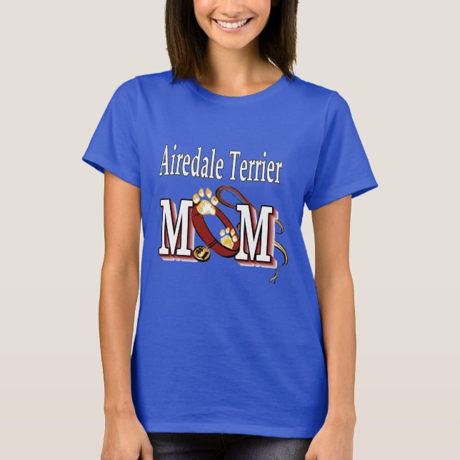 Airedale Terrier MOM T-Shirt (Front)