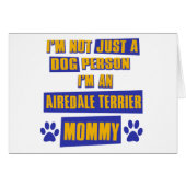Airedale Terrier Mommy (Front Horizontal)