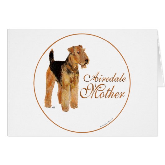 Airedale Terrier Mother's Day (Front Horizontal)