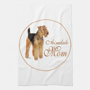 Airedale Terrier Mothers Day Towel