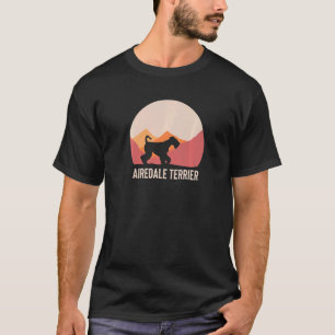 Airedale Terrier Mountain for Hiker Dog Lovers Pre T-Shirt