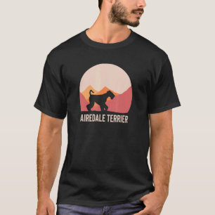 Airedale Terrier Mountain for Hiker Dog Lovers T-Shirt