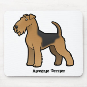 airedale terrier mouse pad