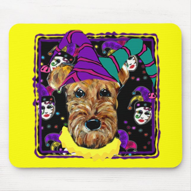 AIREDALE TERRIER MOUSE PAD (Front)
