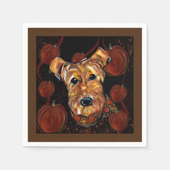 AIREDALE TERRIER       NAPKINS (Front)