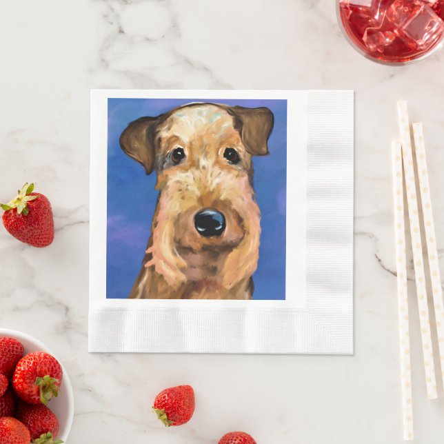  AIREDALE TERRIER         NAPKINS (Insitu)
