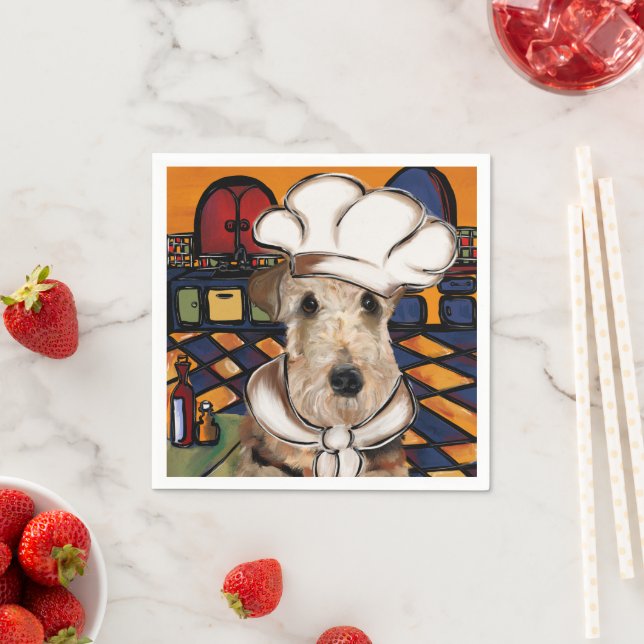 Airedale  Terrier  Napkins (Insitu)