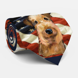  AIREDALE TERRIER      NECK TIE