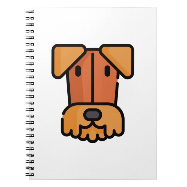 Airedale Terrier Notebook (Front)