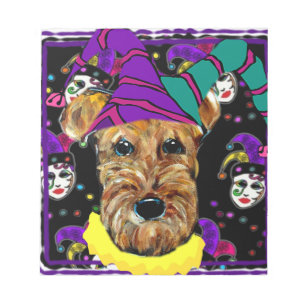 AIREDALE TERRIER NOTEPAD