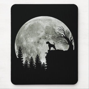 Airedale Terrier On Mountain Halloween Dog Lovers Mouse Pad