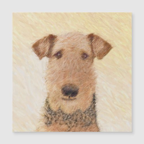 Airedale Terrier Painting _ Cute Original Art