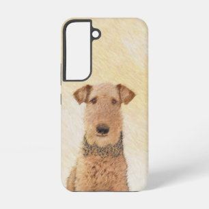 Airedale Terrier Painting - Cute Original Art Samsung Galaxy S22 Case